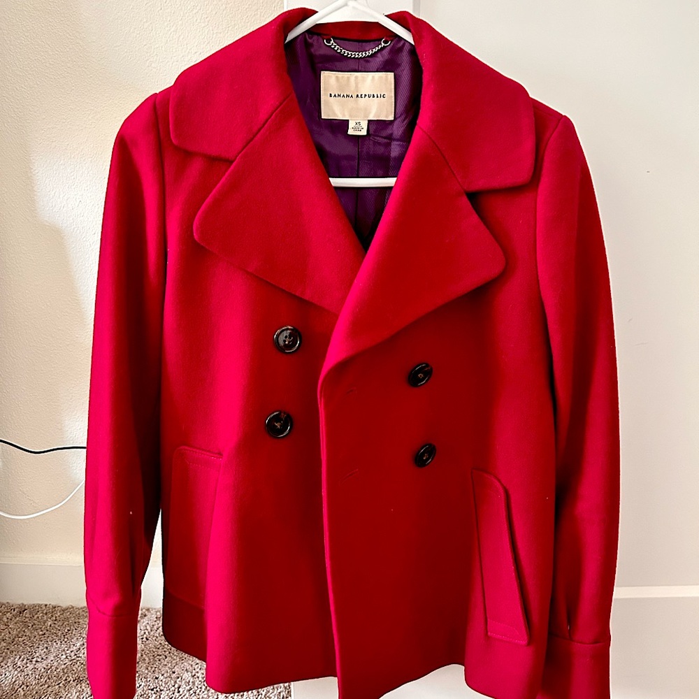 Banana Republic XS Purple-Red Blazer - Never Worn